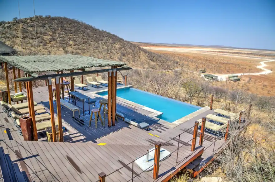 Etosha Etoša nacionalni park smeštaj unutra